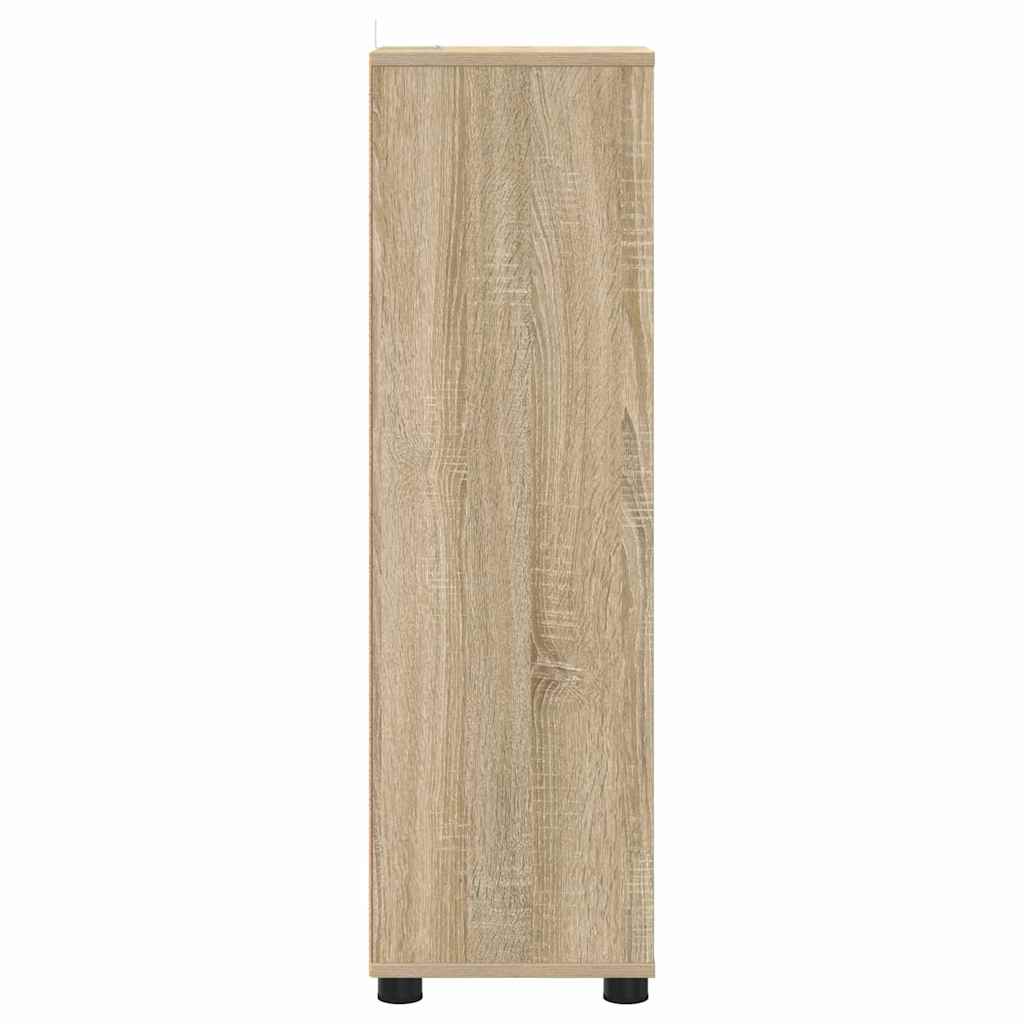 Badezimmerschrank Sonoma-Eiche 30,5 x 30 x 101 cm Holzwerkstoff