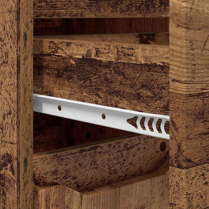 Badezimmerschrank Altholz 30,5 x 30 x 101 cm Holzwerkstoff