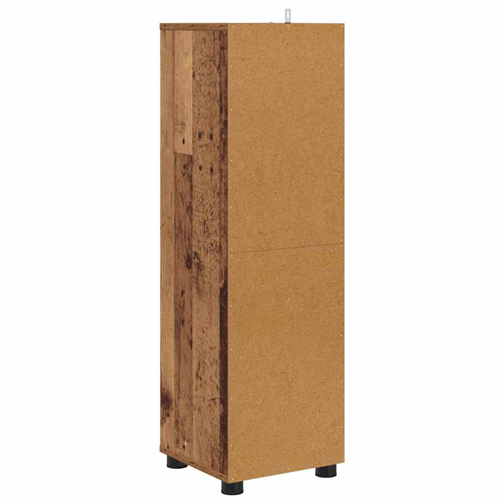 Badezimmerschrank Altholz 30,5 x 30 x 101 cm Holzwerkstoff