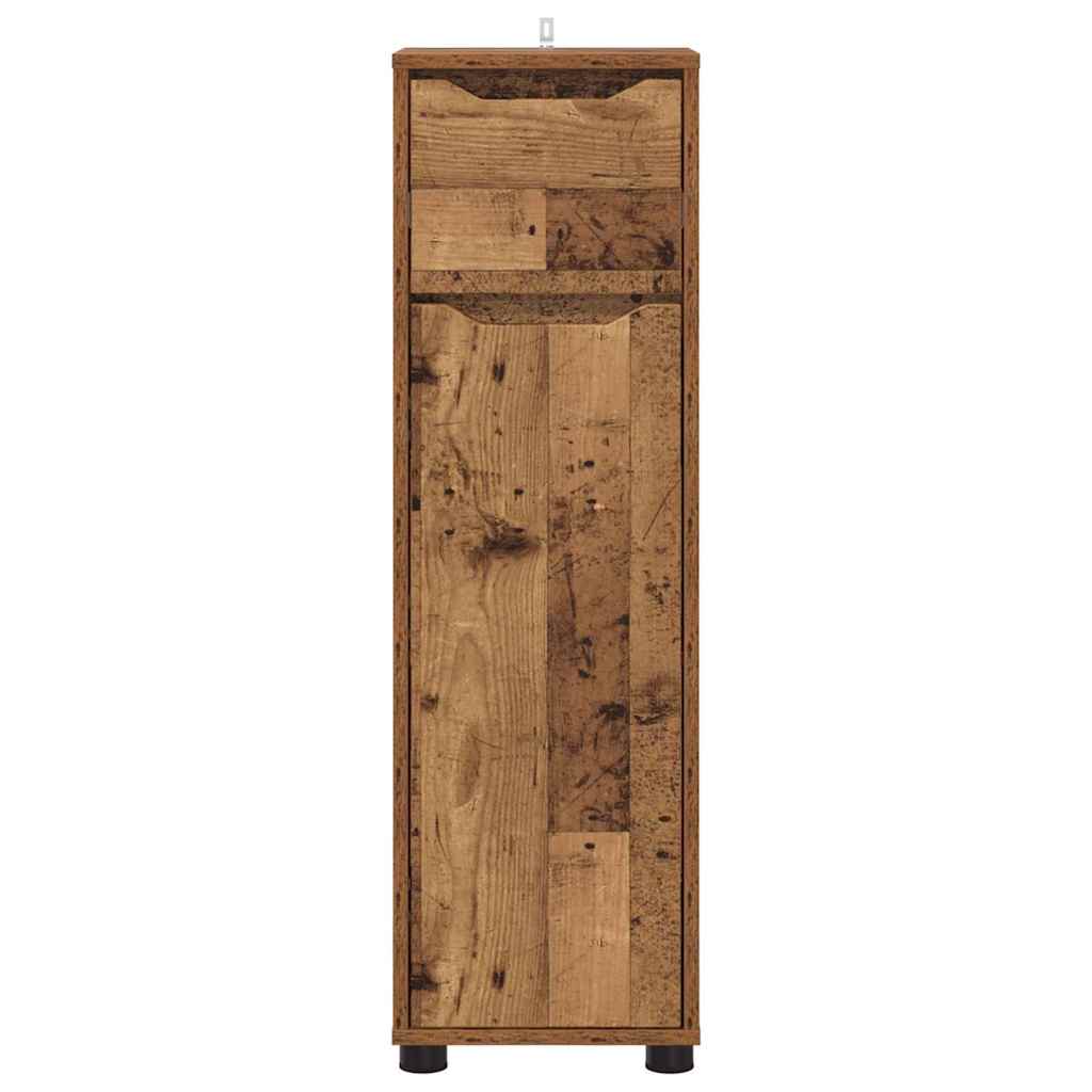Badezimmerschrank Altholz 30,5 x 30 x 101 cm Holzwerkstoff