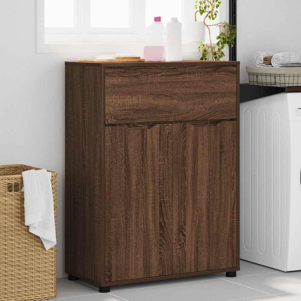 Badezimmerschrank Braun Eichen-Optik 72,5 x 36,5 x 100 cm