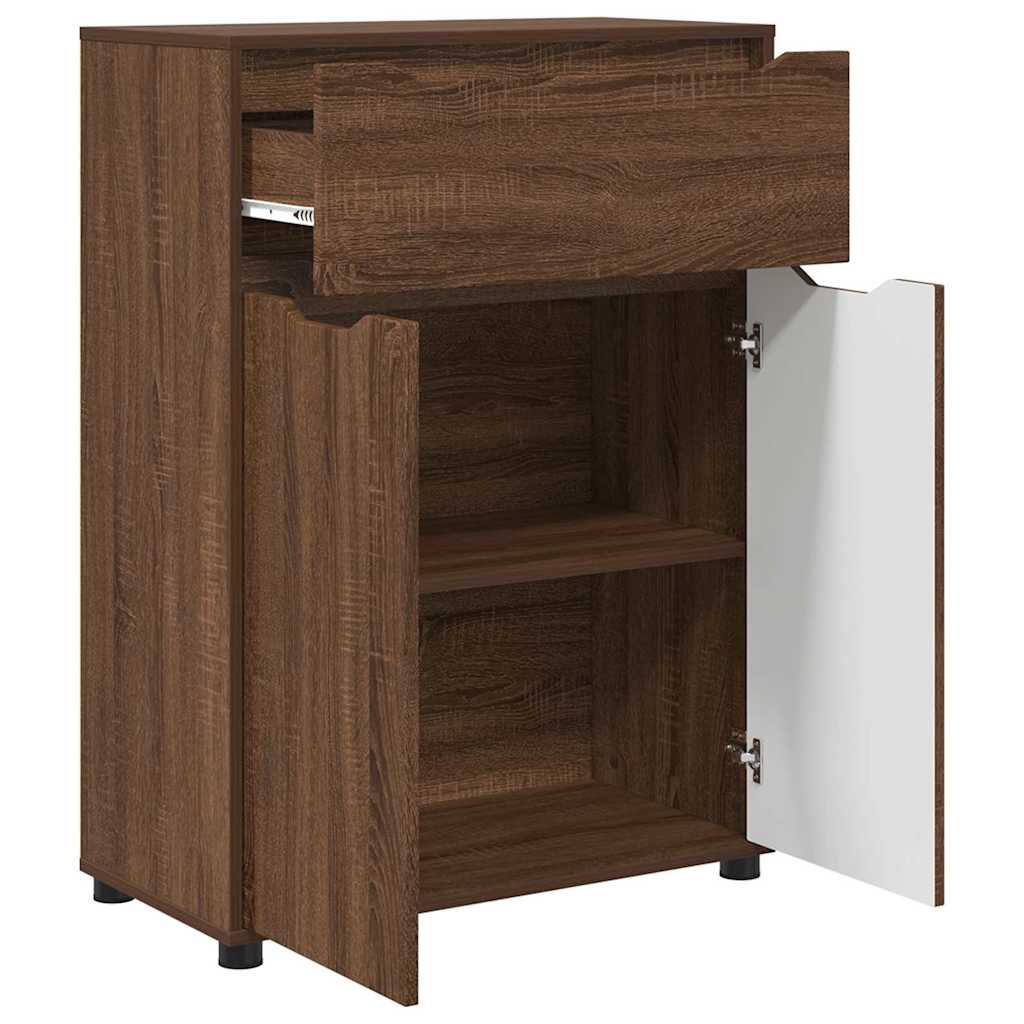 Badezimmerschrank Braun Eichen-Optik 72,5 x 36,5 x 100 cm