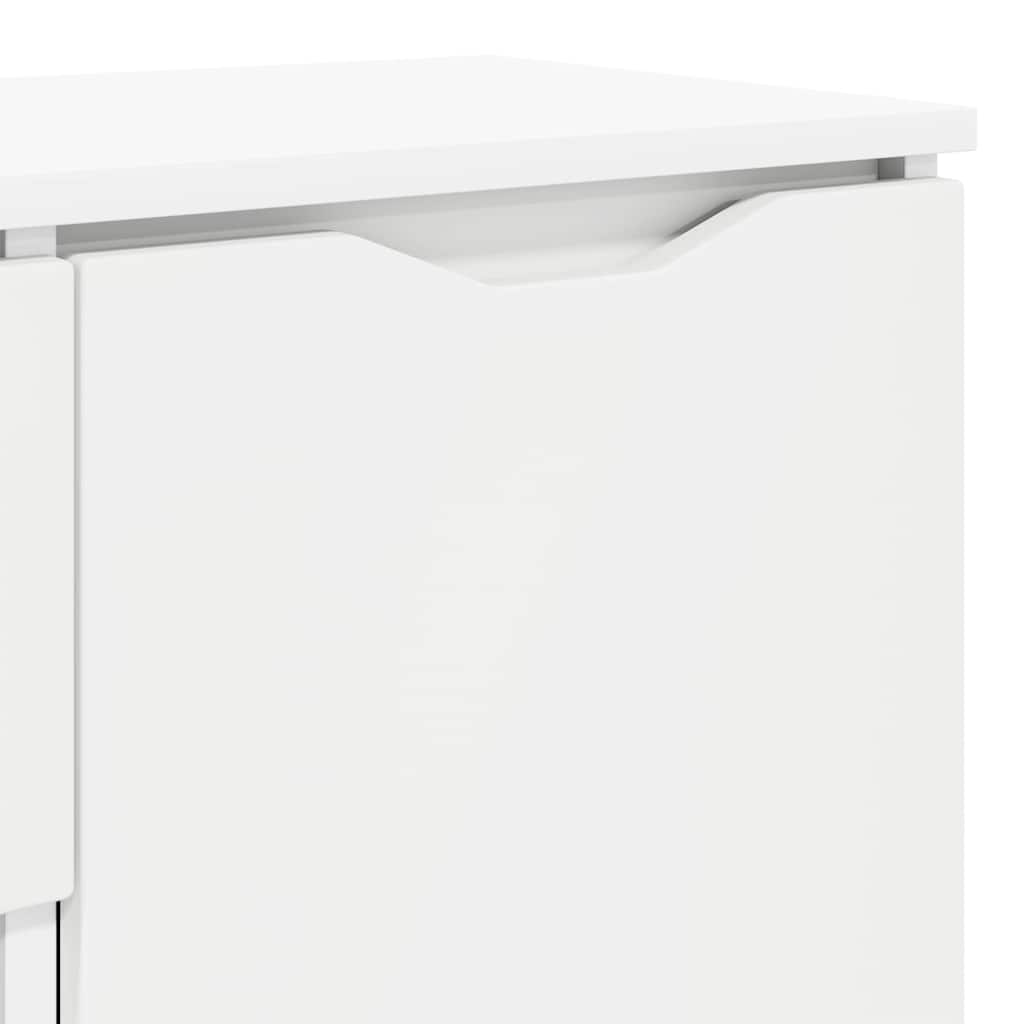 Sideboard mit Schubladen Weiß 100 x 30 x 65,6 Holzwerkstoff