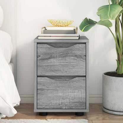 Nachttisch Graues Sonoma 30,5 x 30 x 43 cm Holzwerkstoff