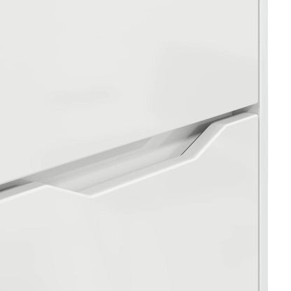 Aufbewahrungsschrank Hochglanz Weiß 60 x 48 x 57 cm