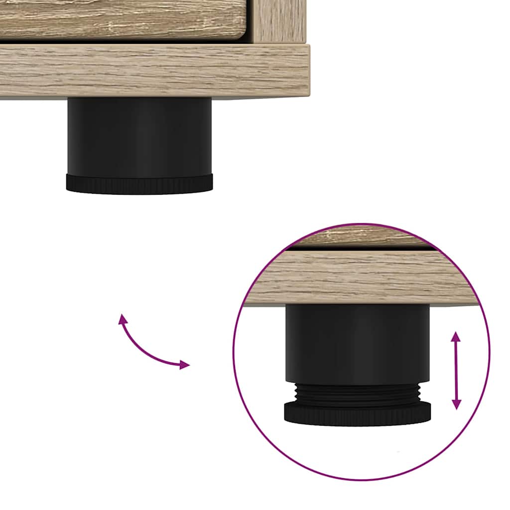 Aufbewahrungsschrank Sonoma-Eiche 40 x 48 x 57 cm Holzwerkstoff
