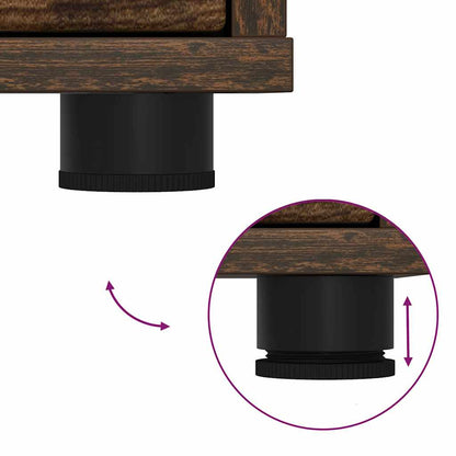 Aufbewahrungsschrank Geräucherte Eiche 40 x 48 x 57 cm