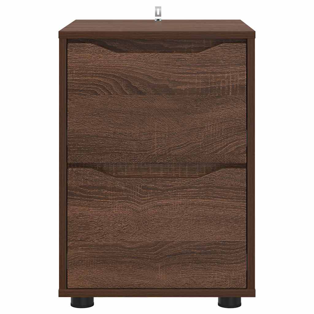 Aufbewahrungsschrank Braun Eichen-Optik 40 x 48 x 57 cm