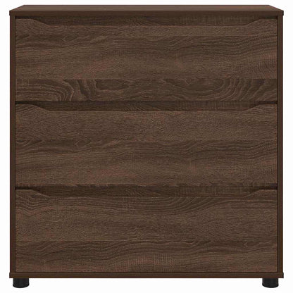 Aufbewahrungsschrank Braun Eichen-Optik 80 x 31 x 81 cm