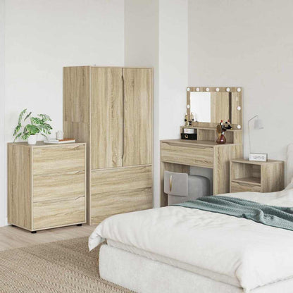 Aufbewahrungsschrank Sonoma-Eiche 60 x 48 x 81 cm Holzwerkstoff