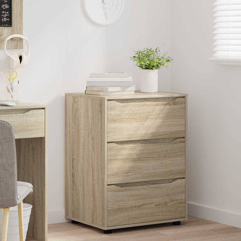 Aufbewahrungsschrank Sonoma-Eiche 60 x 48 x 81 cm Holzwerkstoff