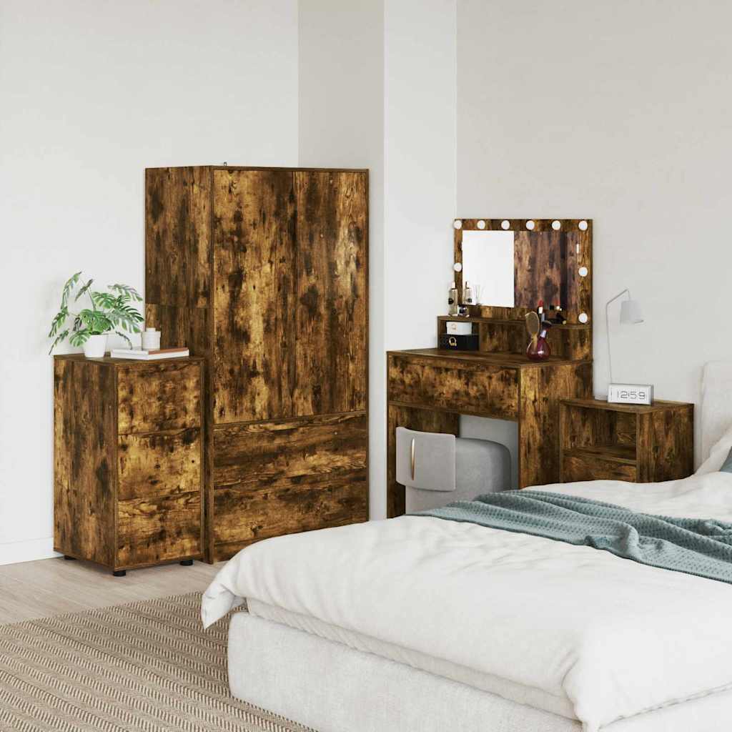 Aufbewahrungsschrank Geräucherte Eiche 40 x 48 x 81 cm