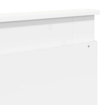 Kopfteil mit Kopfteil Weiß 200 cm Holzwerkstoff