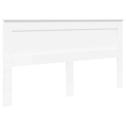 Kopfteil mit Kopfteil Weiß 200 cm Holzwerkstoff