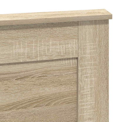 Kopfteil mit Kopfteil Sonoma-Eiche 160 cm Holzwerkstoff
