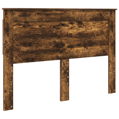 Kopfteil mit Kopfteil Geräucherte Eiche 140 cm Holzwerkstoff