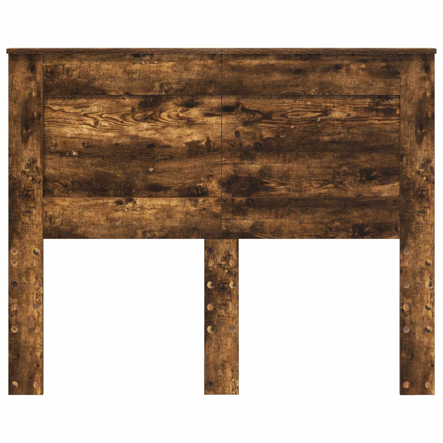 Kopfteil mit Kopfteil Geräucherte Eiche 135 cm Holzwerkstoff