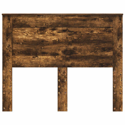 Kopfteil mit Kopfteil Geräucherte Eiche 135 cm Holzwerkstoff