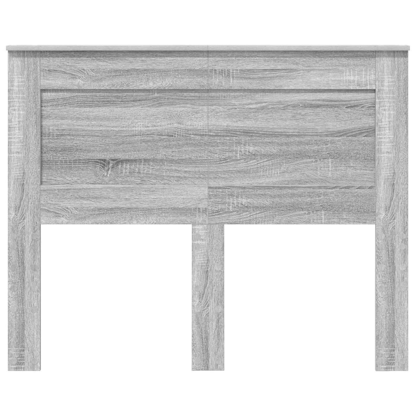 Kopfteil mit Kopfteil Graues Sonoma 135 cm Holzwerkstoff