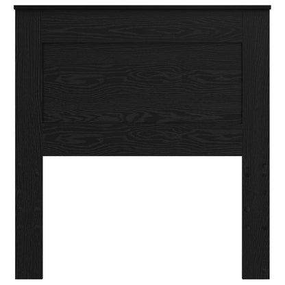 Kopfteil mit Kopfteil Schwarz Eichen-Optik 80 cm Holzwerkstoff