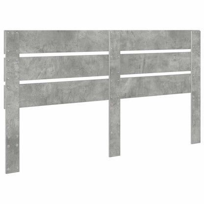 Kopfteil Beton Grau 200 cm Holzwerkstoff