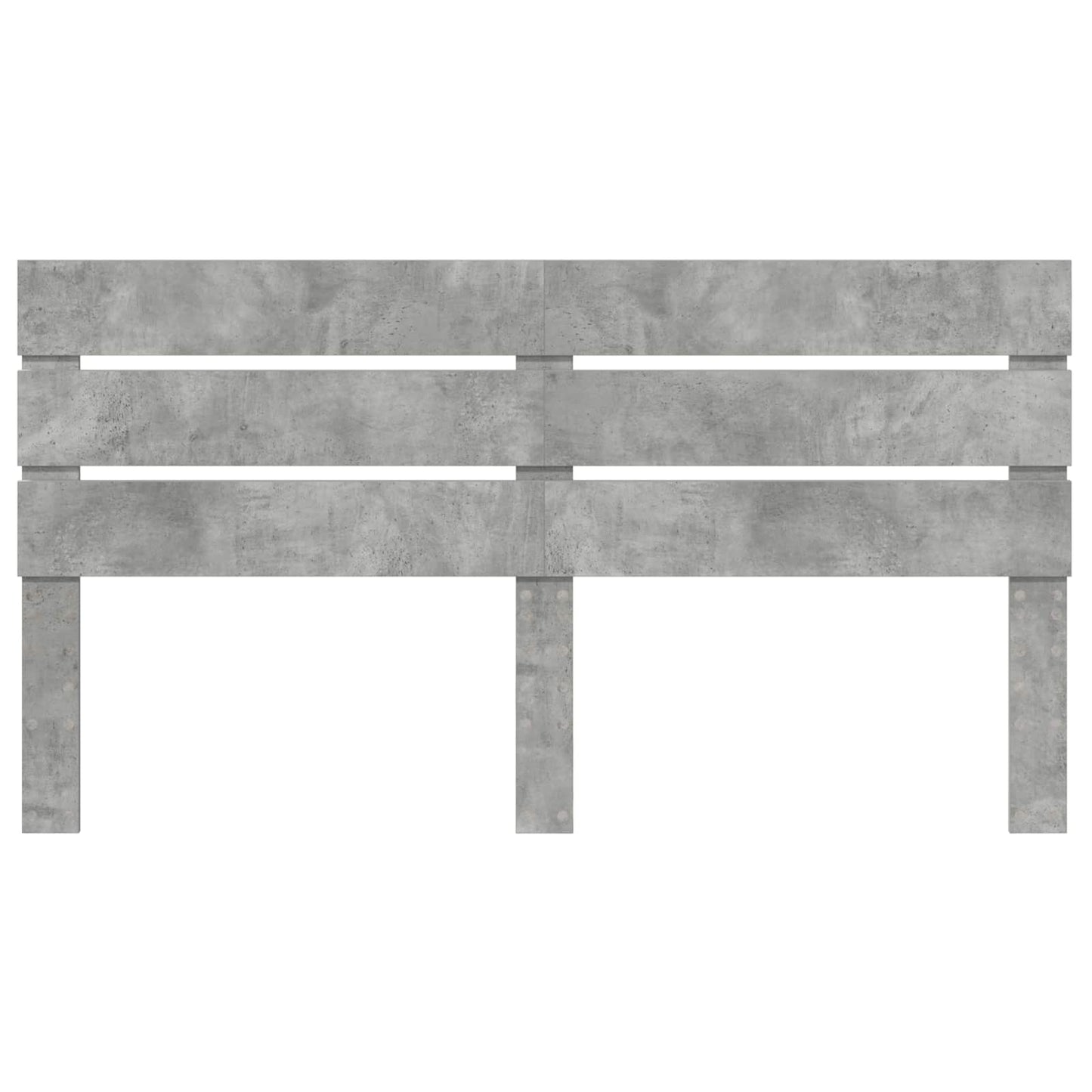 Kopfteil Beton Grau 200 cm Holzwerkstoff