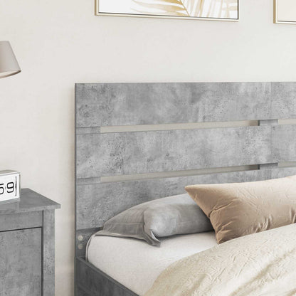 Kopfteil Beton Grau 180 cm Holzwerkstoff