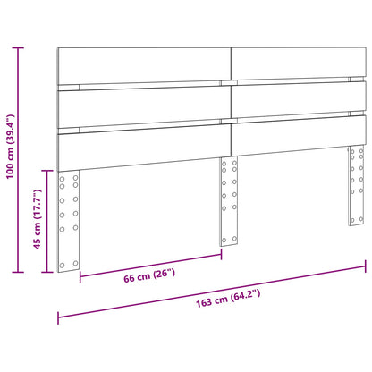 Kopfteil Altholz 160 cm Holzwerkstoff