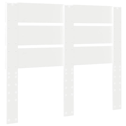 Kopfteil Weiß 135 cm Holzwerkstoff