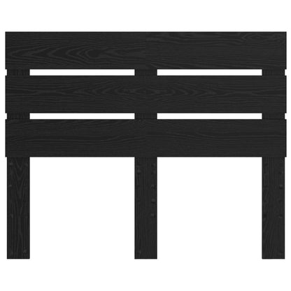 Kopfteil Schwarz Eichen-Optik 135 cm Holzwerkstoff