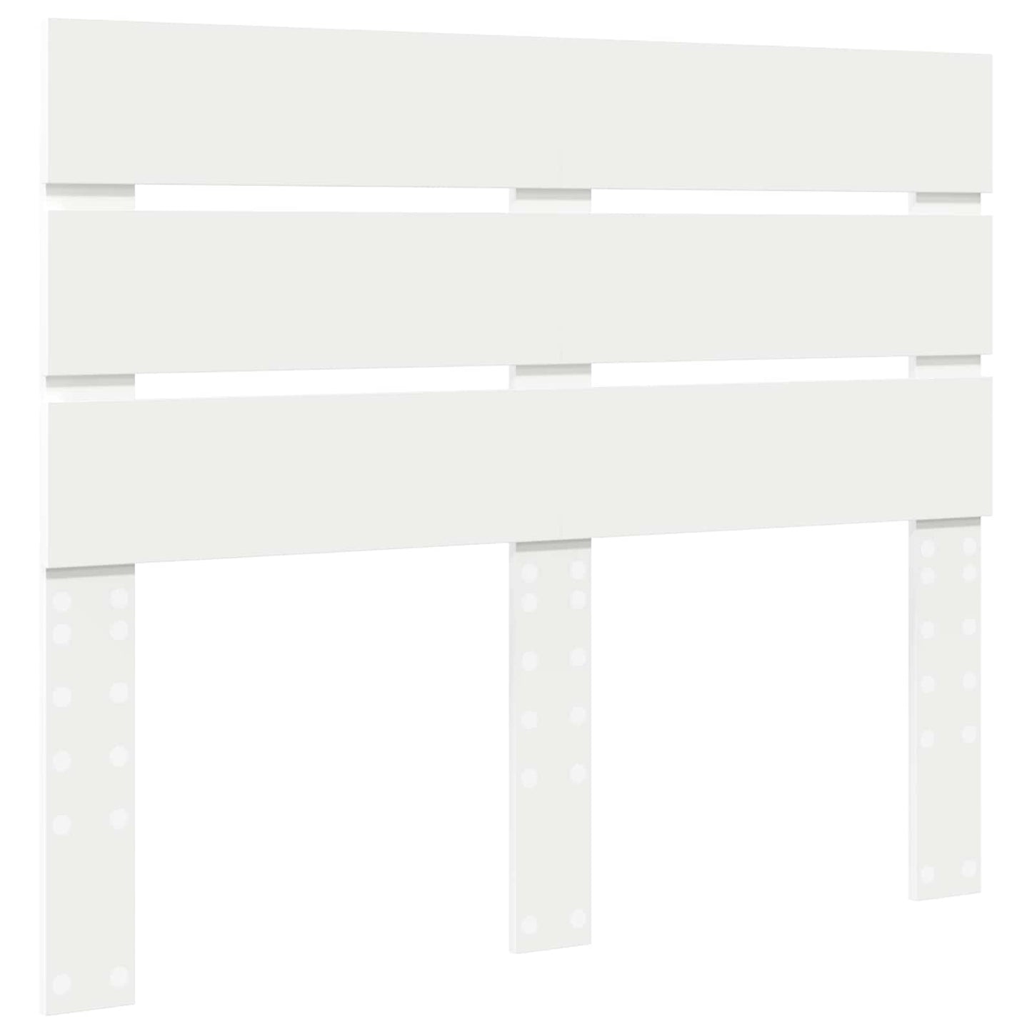 Kopfteil Weiß 120 cm Holzwerkstoff