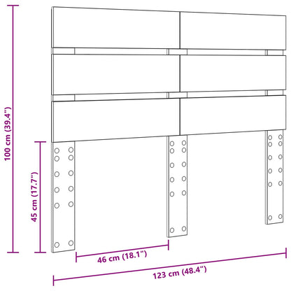 Kopfteil Artisan-Eiche 120 cm Holzwerkstoff