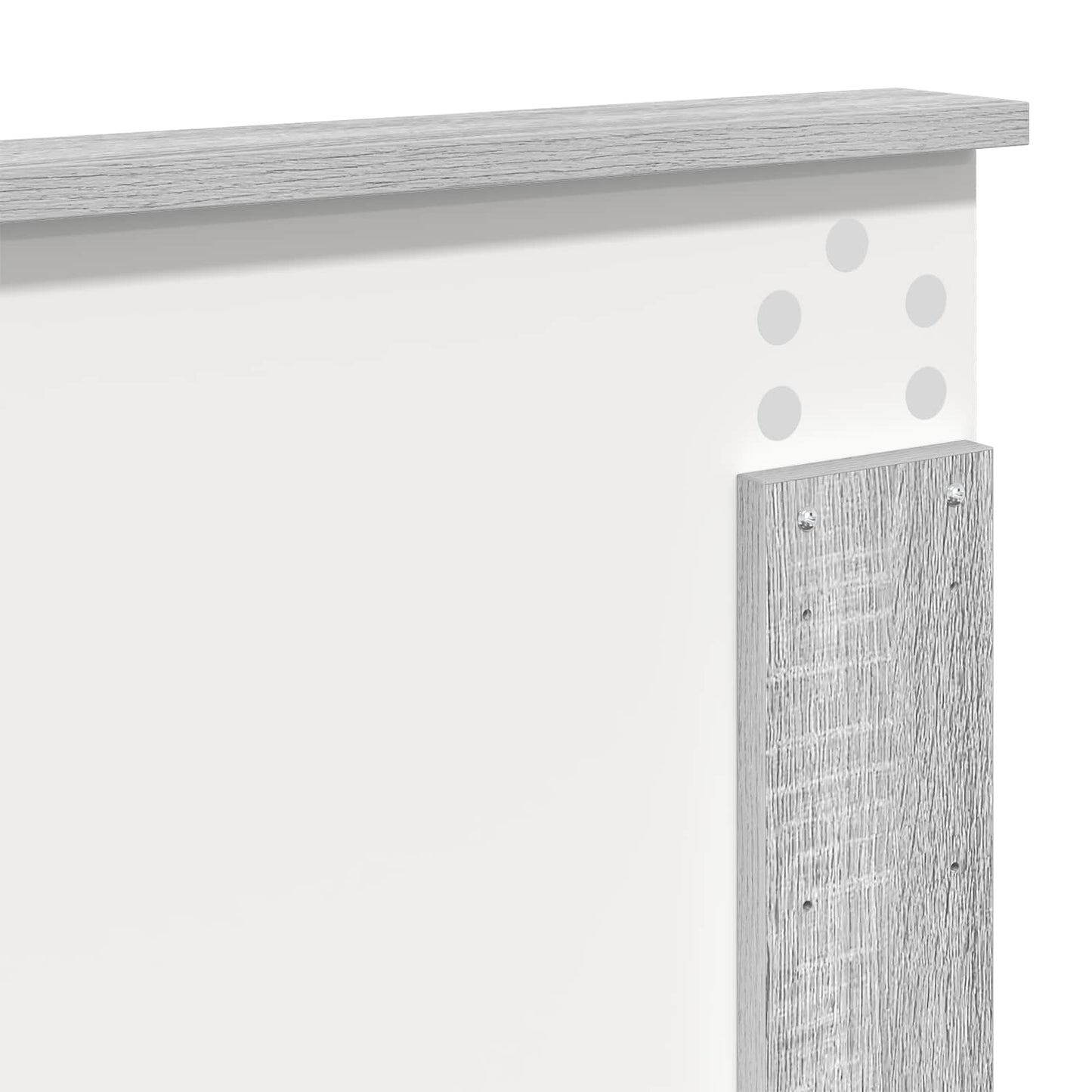 Kopfteil Graues Sonoma Holzwerkstoff