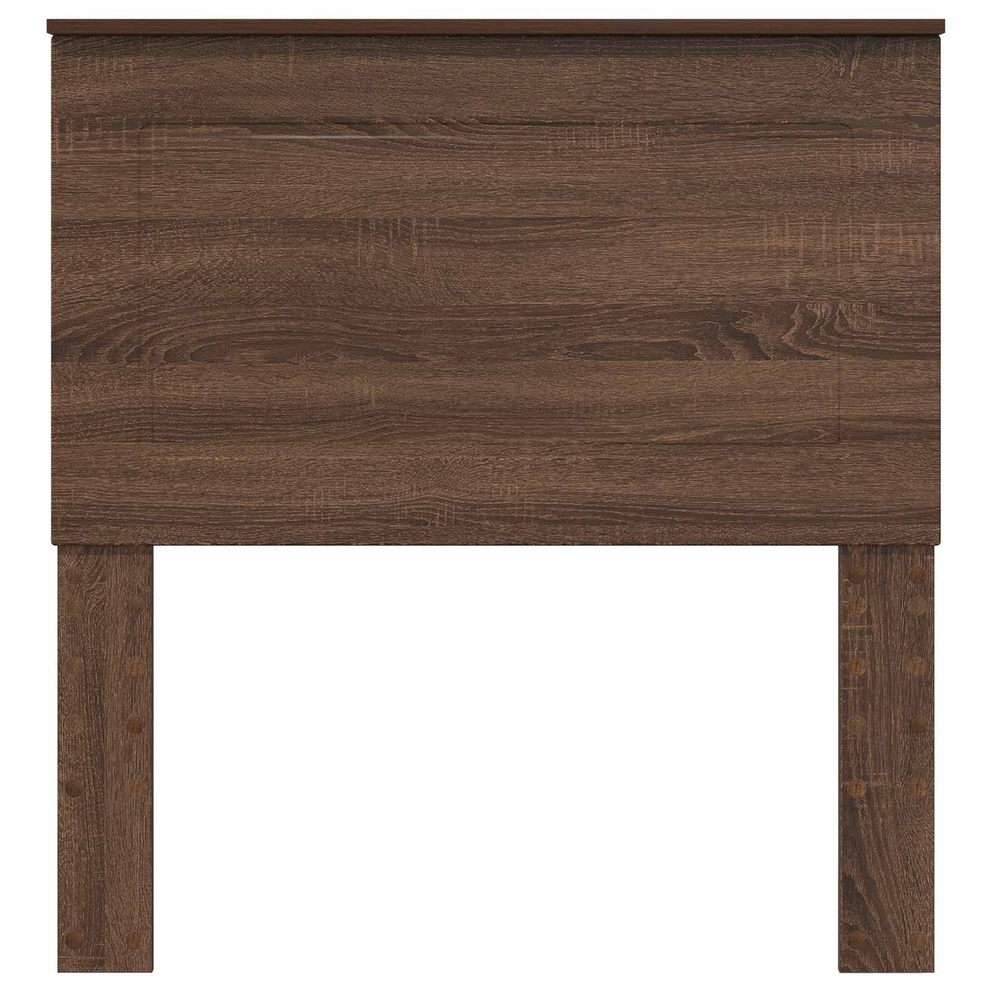 Kopfteil Braun Eichen-Optik Holzwerkstoff