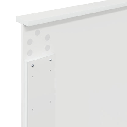 Kopfteil Glänzend Weiß Holzwerkstoff