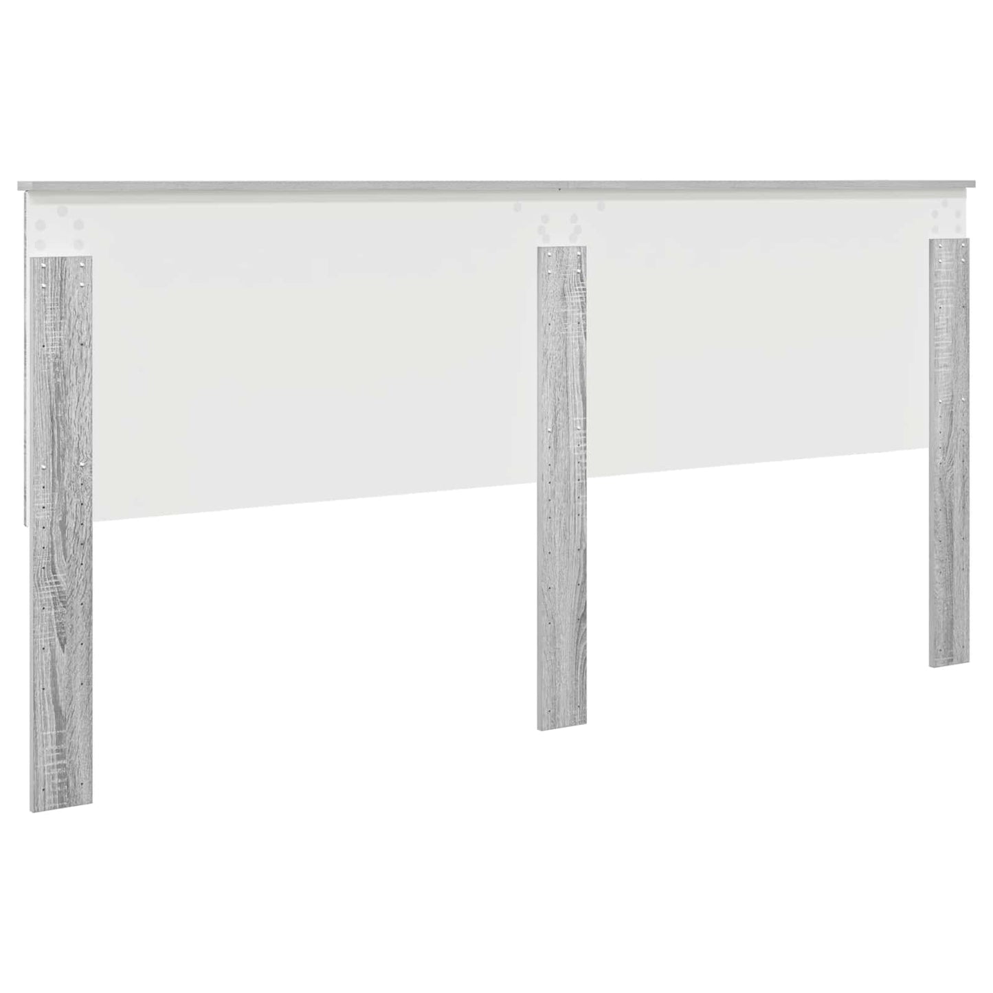 Kopfteil mit Kopfteil Graues Sonoma 200 cm Holzwerkstoff