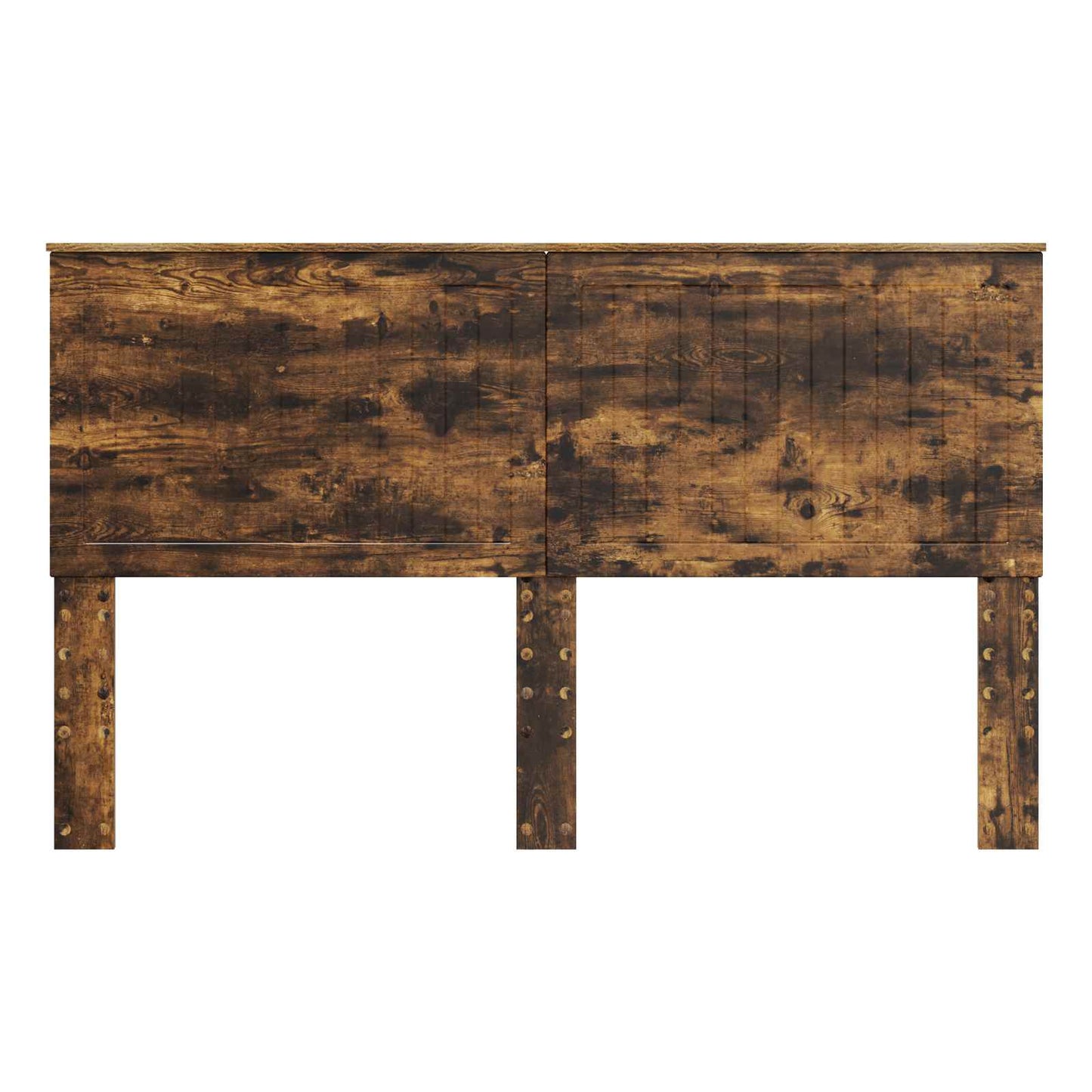 Kopfteil mit Kopfteil Geräucherte Eiche 160 cm Holzwerkstoff