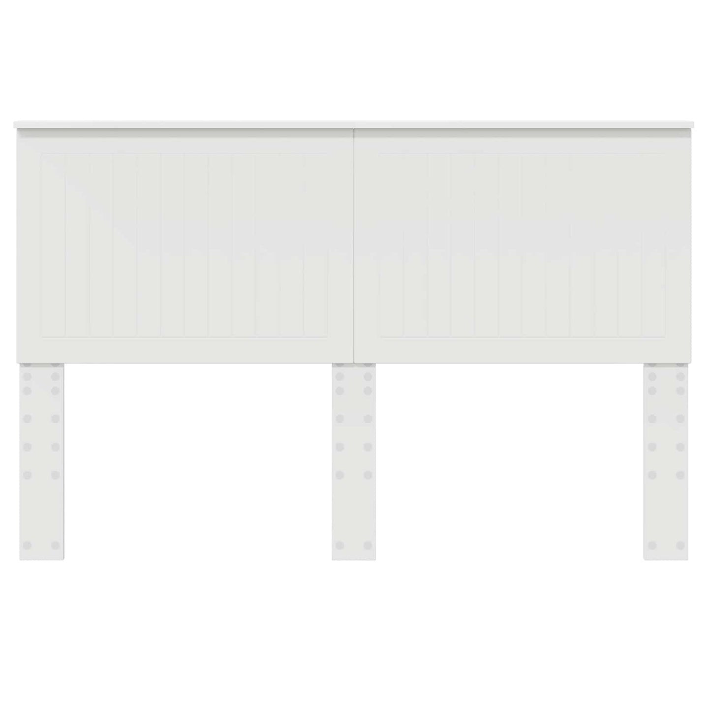 Kopfteil mit Kopfteil Weiß 150 cm Holzwerkstoff