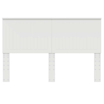 Kopfteil mit Kopfteil Weiß 150 cm Holzwerkstoff