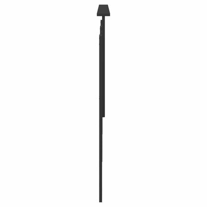 Kopfteil mit Kopfteil Schwarz Eichen-Optik 150 cm Holzwerkstoff