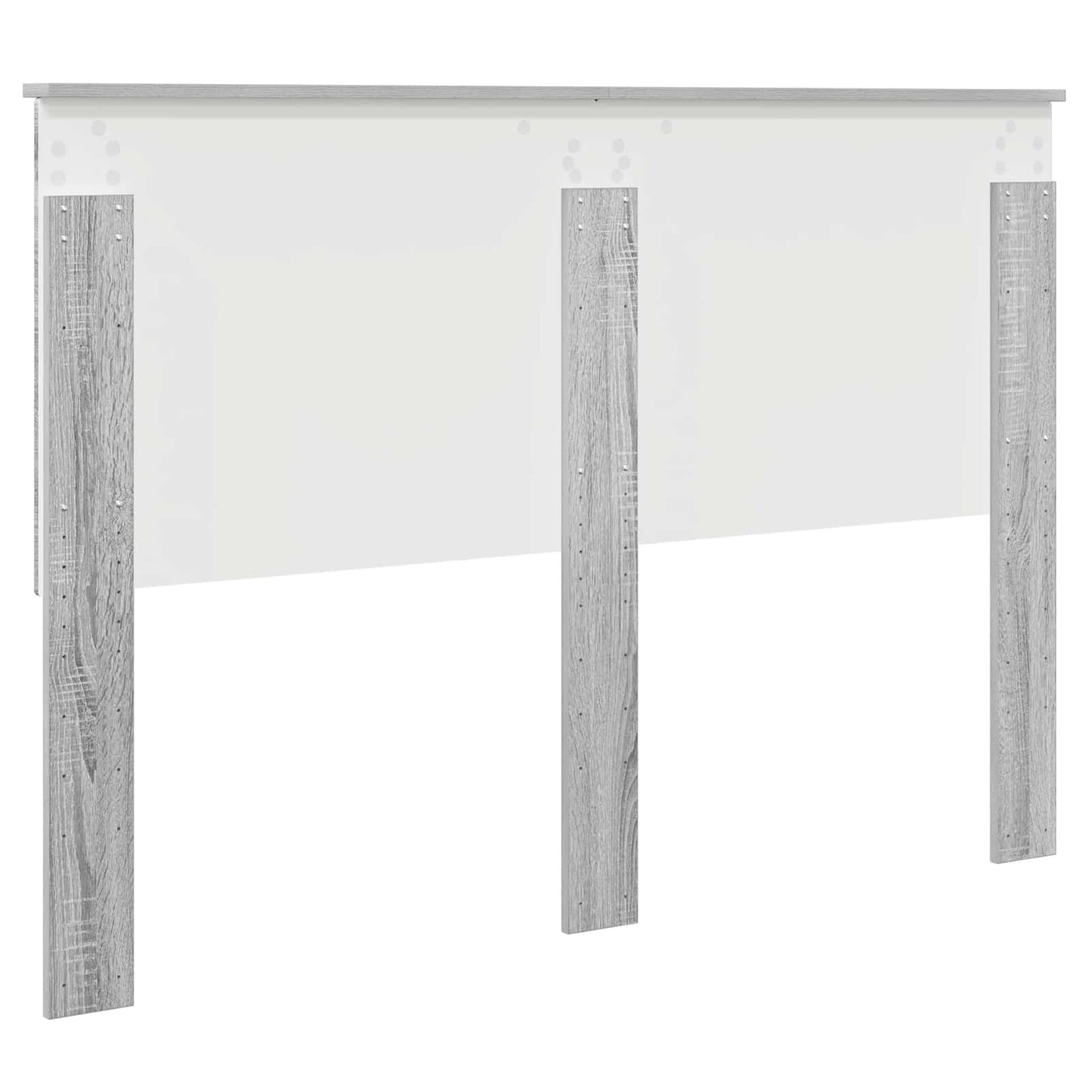 Kopfteil mit Kopfteil Graues Sonoma 140 cm Holzwerkstoff