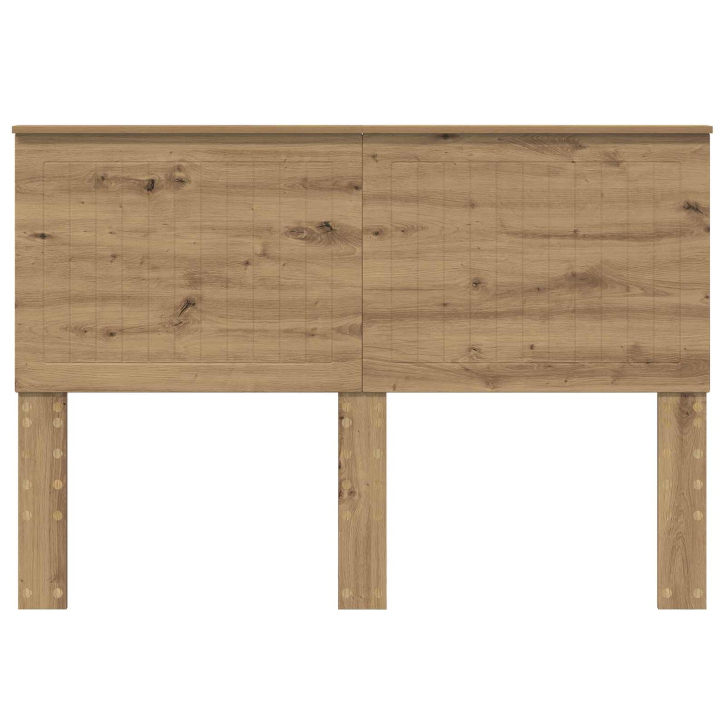 Kopfteil mit Kopfteil Artisan-Eiche 140 cm Holzwerkstoff