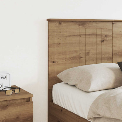 Kopfteil mit Kopfteil Artisan-Eiche 135 cm Holzwerkstoff