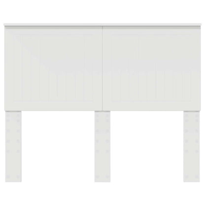 Kopfteil mit Kopfteil Weiß 120 cm Holzwerkstoff