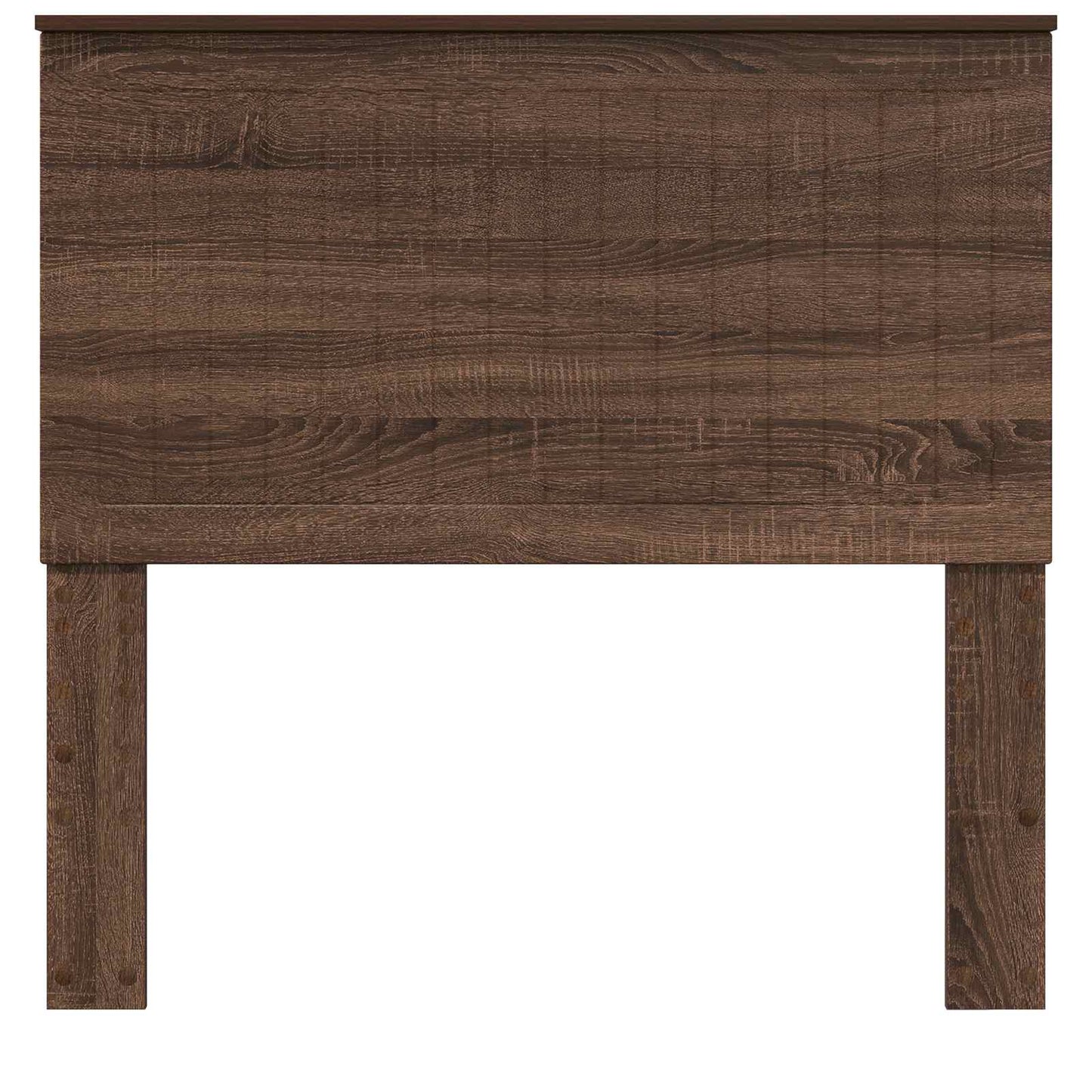 Kopfteil mit Kopfteil Braun Eichen-Optik 100 cm Holzwerkstoff