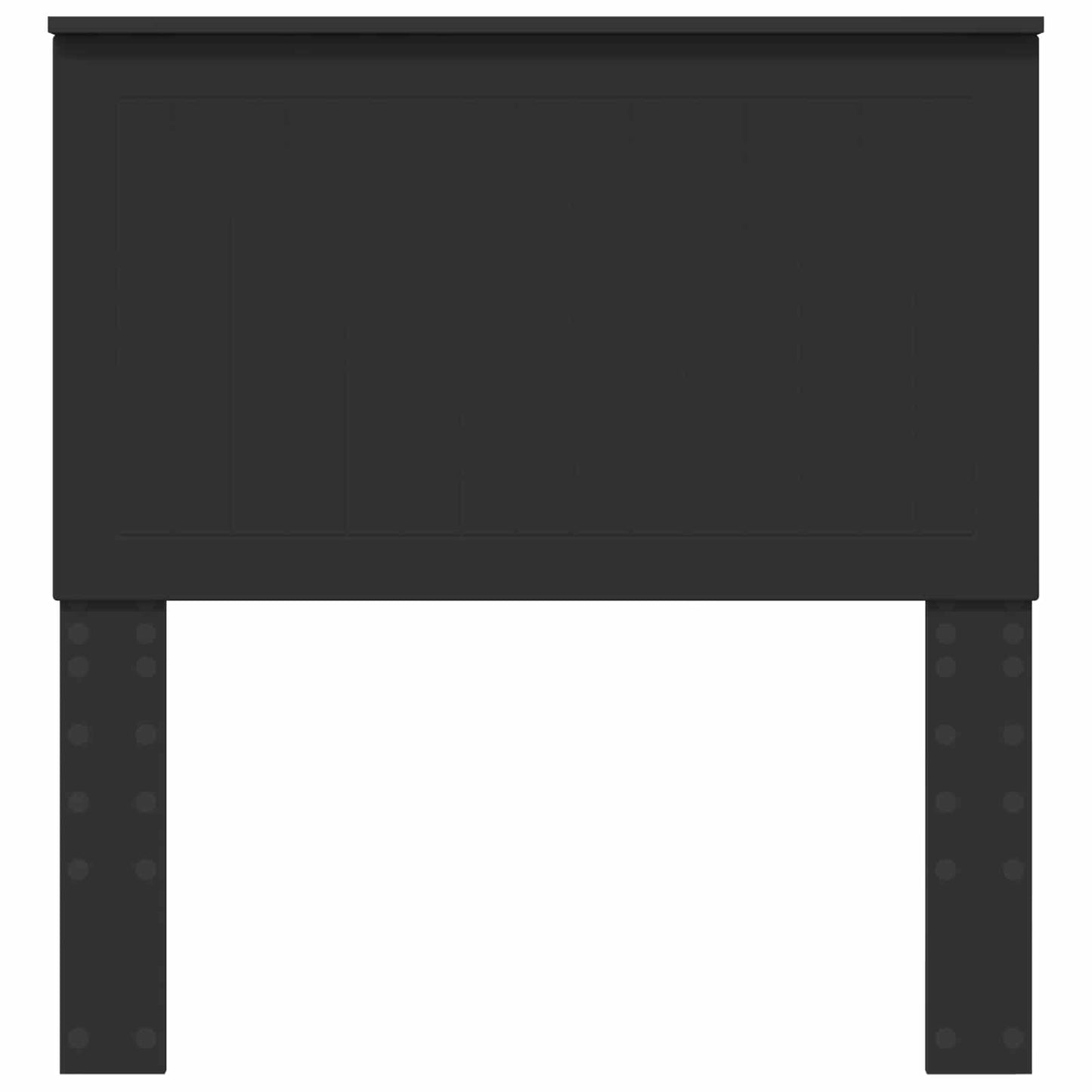 Kopfteil mit Kopfteil Schwarz Eichen-Optik 90 cm Holzwerkstoff