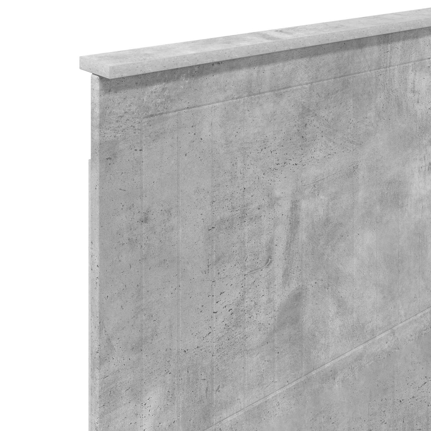 Kopfteil mit Kopfteil Beton Grau 90 cm Holzwerkstoff