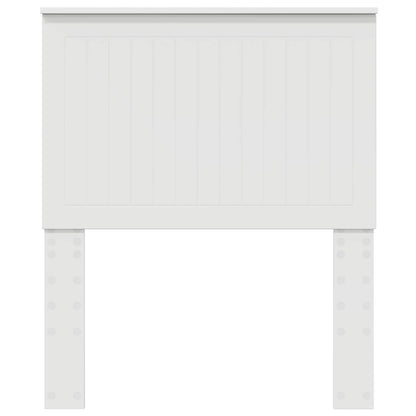 Kopfteil mit Kopfteil Weiß 80 cm Holzwerkstoff