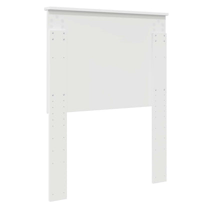 Kopfteil mit Kopfteil Weiß 75 cm Holzwerkstoff