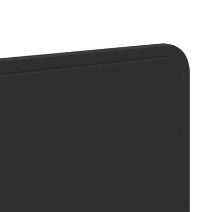 Kopfteil Schwarz Eichen-Optik 160 cm Holzwerkstoff